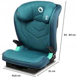 Автокрісло Lionelo Neal 15-36 кг Green Turquoise - мініатюра 6