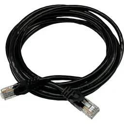 Патч-корд 0.25м UTP cat.5e, CCA, 24AWG, black GEAR (GPC-UTPCCARJ45-0.25B) - мініатюра 2