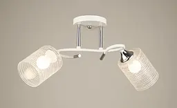 Люстра стельова Sirius B N4523/2 WT+CH на 2 плафони