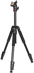 Трипод фотоапарату Traveller-163 кулястий 47-163см чорний Hama teh0012967 - мініатюра 2