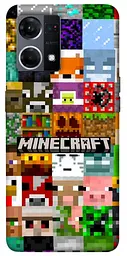 Чохол Demsky Minecraft collage для Oppo Reno 7 4G