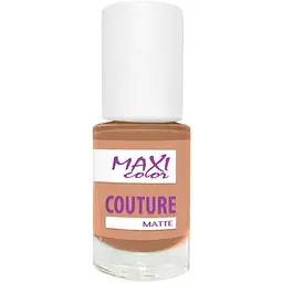 Лак для ногтей Maxi Color Couture Matte тон 01, 10 мл