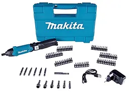 Викрутка акумуляторна з набором біт Makita DF001DW (4 Нм, 1/4", 3.6 В, USB)