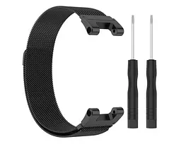 Міланський сітчастий ремінець Primo для годинника Xiaomi Amazfit T-Rex (A1918)/T-Rex Pro (A2013) Black - мініатюра 2