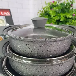 Набір посуду (омлетниці) O.M.S. Collection 3015 Grey - мініатюра 8