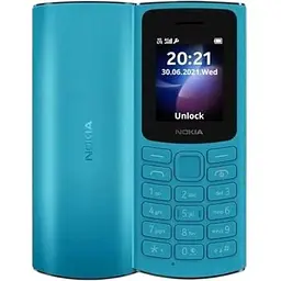 Мобільний телефон Nokia 105 DS 2023 Cyan (1GF019CPG6C01)
