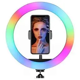 Кільцева лампа Ring RGB MJ 36 з пультом 36 см - мініатюра 2