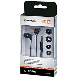 Навушники Real-El Z-1600 Black (EL124200002) - мініатюра 2