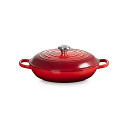 Каструля Le Creuset Signature Cast Iron Shallow Casserole 21180300602430 3.5 л 30 см вишнева