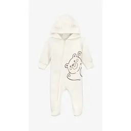 Чоловiчок Ведмежа флісовий унісекс Baby Life 22-05 74 см Молочний