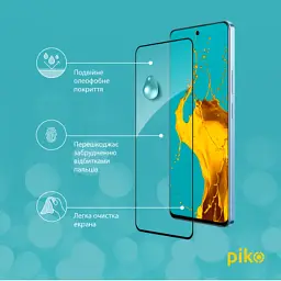 Скло захисне Piko Full Glue Realme 12 4G Black (1283126598647) - мініатюра 4