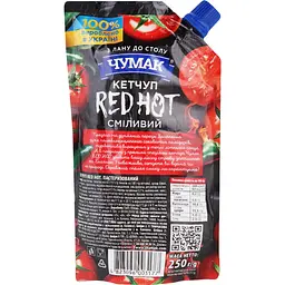 Кетчуп Чумак Red Hot з гострим перцем халапеньо 250 г (819959) - мініатюра 2
