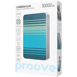 Зовнішній акумулятор Proove Carbon Slim 10000mAh 22.5W Nightfall (PBCS22110051) [158561] - мініатюра 6