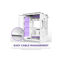 Корпус для ПК NZXT H9 Flow Dual-Chamber All White (CM-H92FW-01) - мініатюра 9
