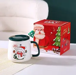 Кухоль заварювальний новорічна Merry Christmas 3 14847 400 мл