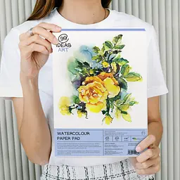 Склейка для акварелі CP, А4 230 г/м2, 15 аркушів, (100% бавовна), 99IDEA9-WP1A4 - мініатюра 3