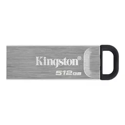 Флеш накопичувач USB 512Gb Kingston DataTraveler Kyson, Silver, USB 3.2 Gen 1, до 200/60 МБ/с (DTKN/512GB) - мініатюра 2