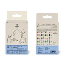 Набір кольорових лінерів, 36 кольорів, IDEA10-AL36SET2, 99IDEAS - мініатюра 2