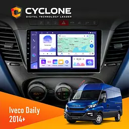 Штатна магнітола Iveco Daily 2014+ Cyclone C9-011 4x64 DSP Cyclone (НФ-00007649)