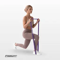 Гумова петля EasyFit 15-45 кг Фіолетова - мініатюра 8
