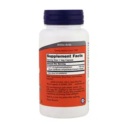 Амінокислота Now Foods 5-HTP (гідроксітріптофан), 100мг, 60 вегетаріанських капсул (NOW-00105) - мініатюра 2