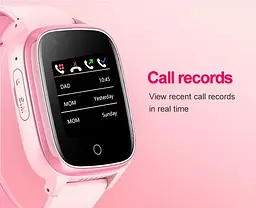 Годинник телефон для дітей Lemfo M93S з GPS трекером, 4G, SIM-картою, пульсометром, датчиком зняття з руки, 4 ГБ памʼяті, камерою та відеодзвінками Синій - мініатюра 12