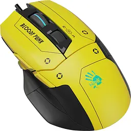 Миша A4Tech Bloody W70 Max USB punk yellow - мініатюра 2