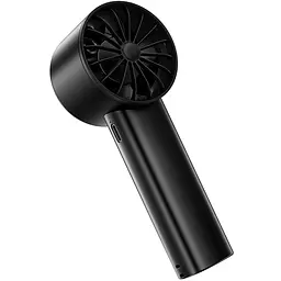 Портативний вентилятор Hoco HX600 handheld folding fan 1200 mAh Black - мініатюра 3