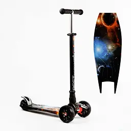 Самокат Maxi Best Scooter 59х15х30 см Різнобарвний 000231321 - мініатюра 2