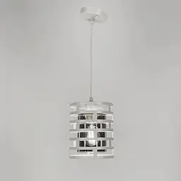 Підвіс в стилі LOFT у білому корпусі із графітовим плафоном Line.F 12728/1 WT+GR - мініатюра 2