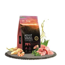 Сухий корм Profine Small Chicken and Potatoes для дорослих собак дрібних порід, з куркою та картоплею, 7 кг - мініатюра 2