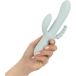 Вібратор Good Vibes Only Sage Triple Stimulation Vibe Soft Silicone Blue (SX3074) [152365] - мініатюра 7