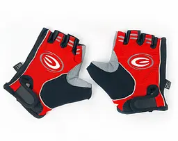Велорукавиці Ergo Gel з короткими пальцями L Black-Red (G0000053) - мініатюра 2