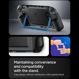Чохол Spigen Dual Grip для Nintendo Switch 2 Black (ACS09310) [143870] - мініатюра 7