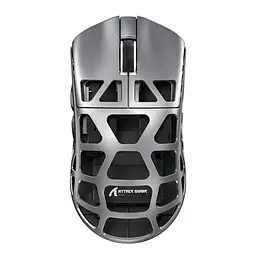 Ігрова бездротова мишка Attack Shark R3 / PixArt PAW3395 / 26000 DPI / 8K /46 г / Silver
