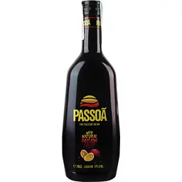 Набір: лікер Passoa Passion Fruit 17% 0.7 л + бокал - мініатюра 2