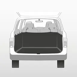 Автомобільна підстилка Trixie в багажник 2.3x1.7 м  чорний  - мініатюра 3