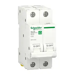 Автоматичний вимикач Schneider 6кА C 2p 32А Resi9 ( R9F12232 )