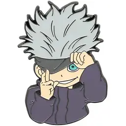 Значок Магічна битва Сатору Годжо Jujutsu Kaisen Satoru Gojo 5 см P JK 02