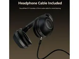 Навушники з мікрофоном Vention S11 SoundMate Wireless Black (NBBB0) - мініатюра 6