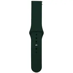 Ремінець Silicone 20 mm Samsung Watch Active/Galaxy S4 42/44mm/Gear S2 Classic/Xiaomi Amazfit Зелений
