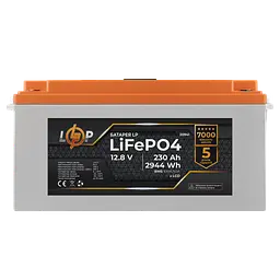 Акумулятор LP LiFePO4 LCD 12V (12,8V) - 230 Ah (2944Wh) (BMS 100A/50A) пластик - мініатюра 4