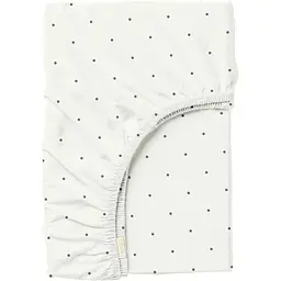 Простирадло Cosas на резинці 80х190х25 mini dots cs3, білий (DotsGreyMilk_80x190x25)