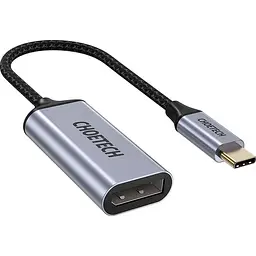 Адаптер-перехідник USB Type-C на DP Choetech HUB-H11-GY-V2