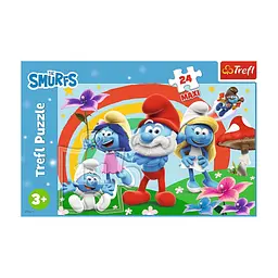 Пазл Trefl Maxi The Smurfs День смурфа 24 елемента (5900511143744) - мініатюра 3