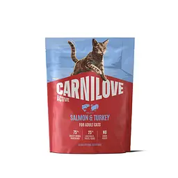 Сухий корм для котів Carnilove Active Salmon & Turkey суперпреміум лосось та індичка 400 г
