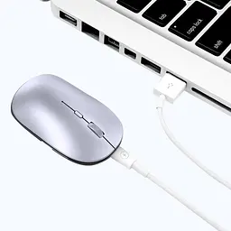 Миша бездротова WIWU WM110 Bluetooth + 2.4G Silver - мініатюра 7