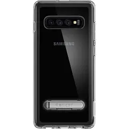 Чохол-накладка Spigen Slim Armor для Samsung Galaxy S10+ SM-G975 Crystal Clear (606CS25394) - мініатюра 4