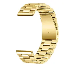 Металевий ремінець Primo для годинника Samsung Galaxy Watch 46 мм (SM-R800) Gold - мініатюра 2