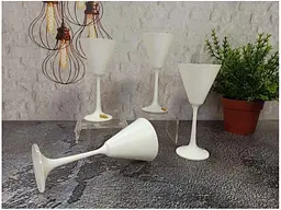 Набір келихів BOHEMIA 90 мл 4 шт для мартіні Pralines White D5176